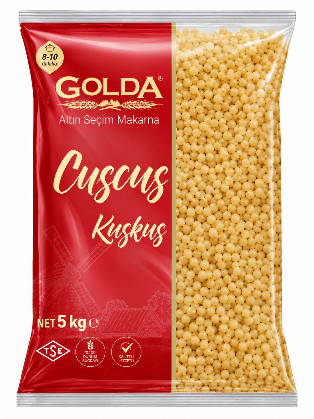 GOLDA KUSKUS MAKARNA 5 KG