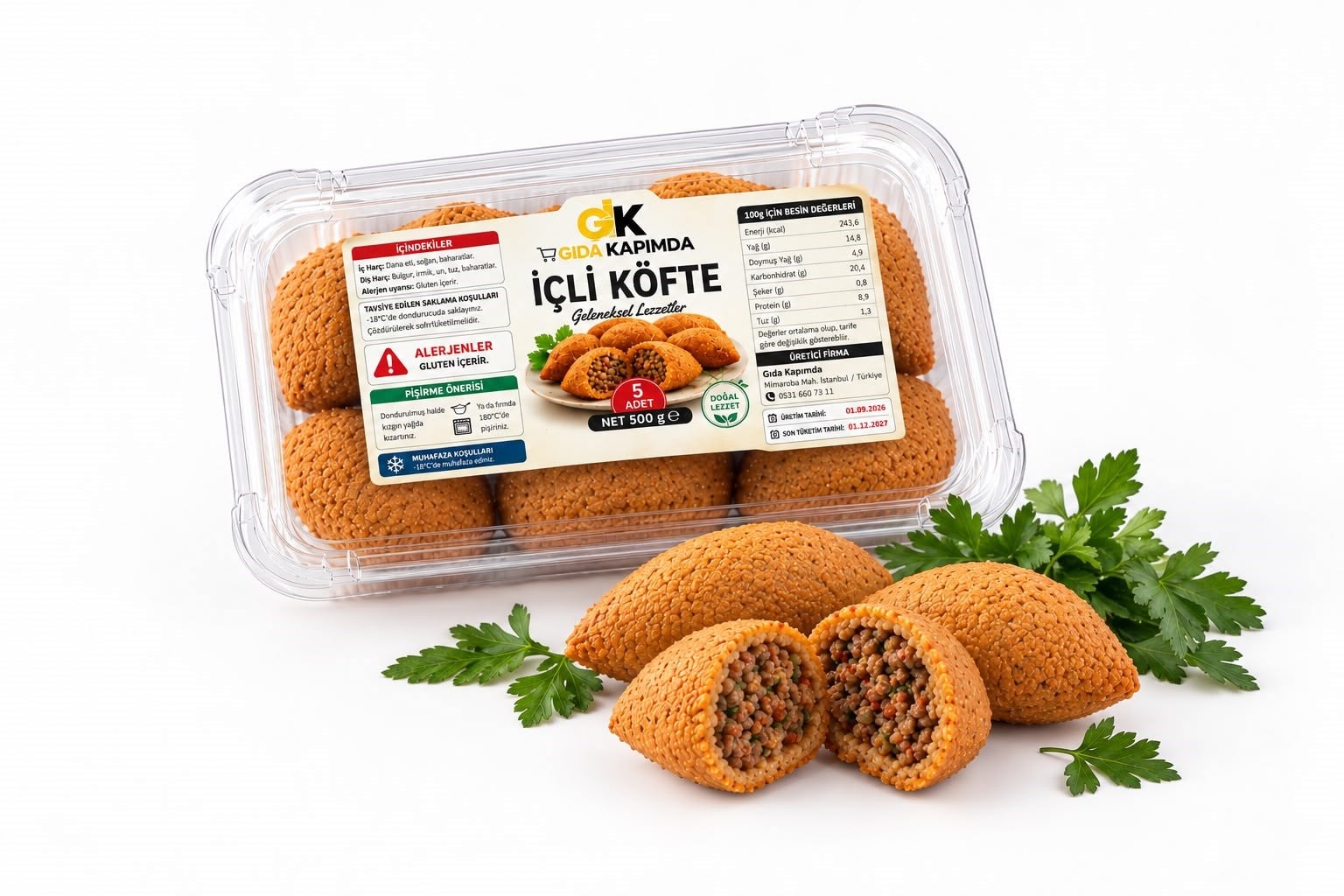 İÇLİ KÖFTE 500 GR