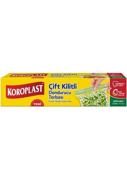 KOROPLAST ÇİFT.KİLİTLİ.DOND.POŞETİ ORTA BOY 17*18