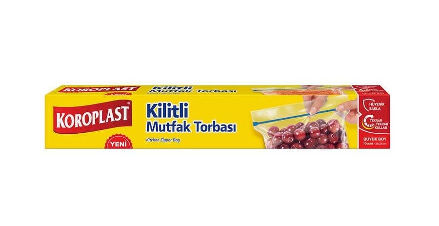Koroplast Mutfak Torbası Kilitli Büyük Boy