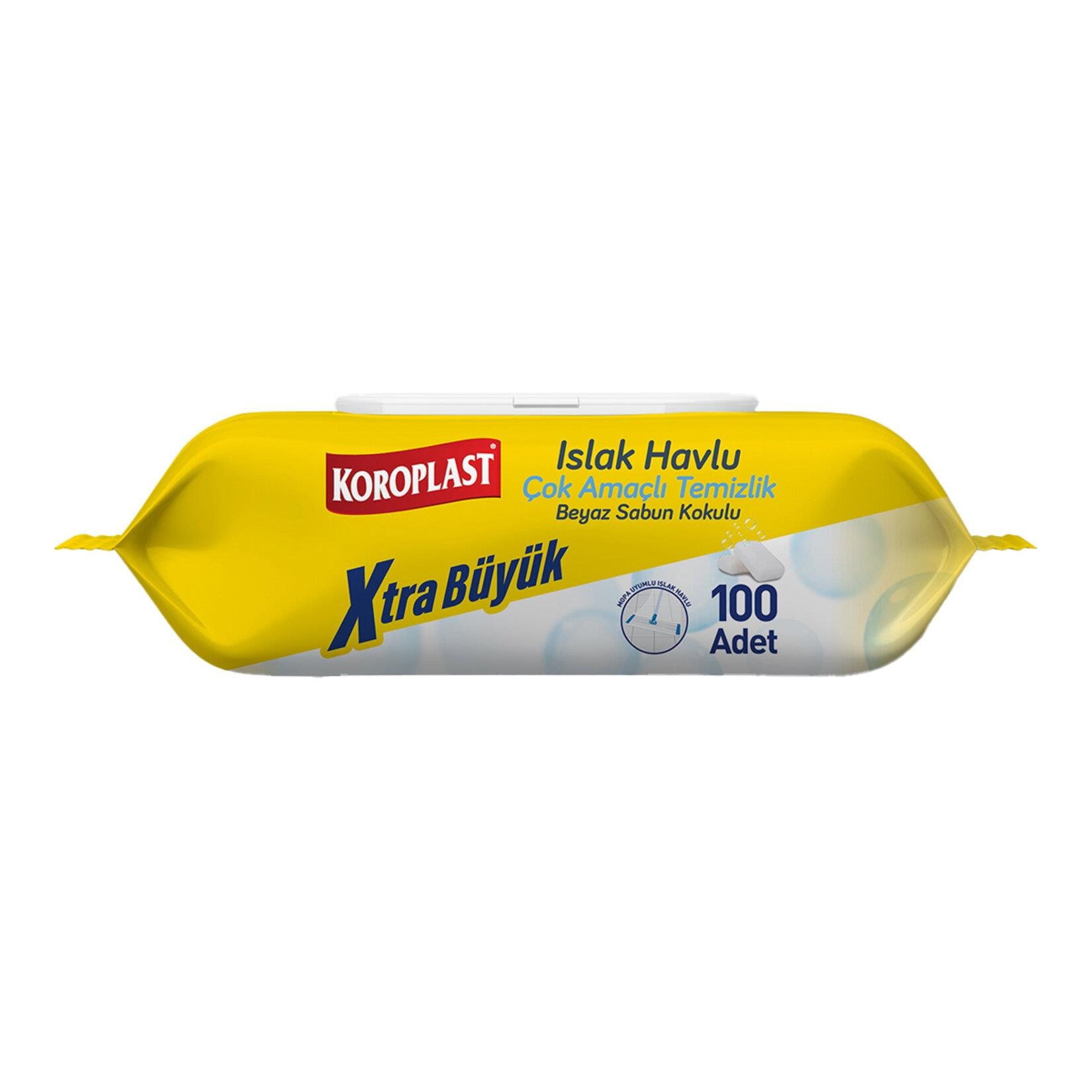 Koroplast Yüzey Temizlik Havlusu Beyaz Sabun 100'lü