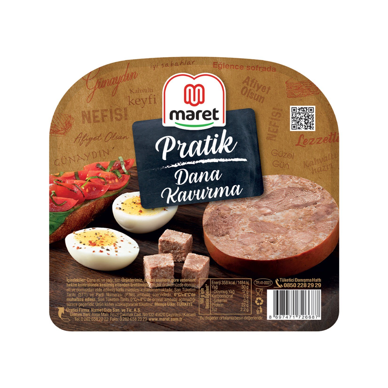 MARET PRATİK KAVURMA 100 GR