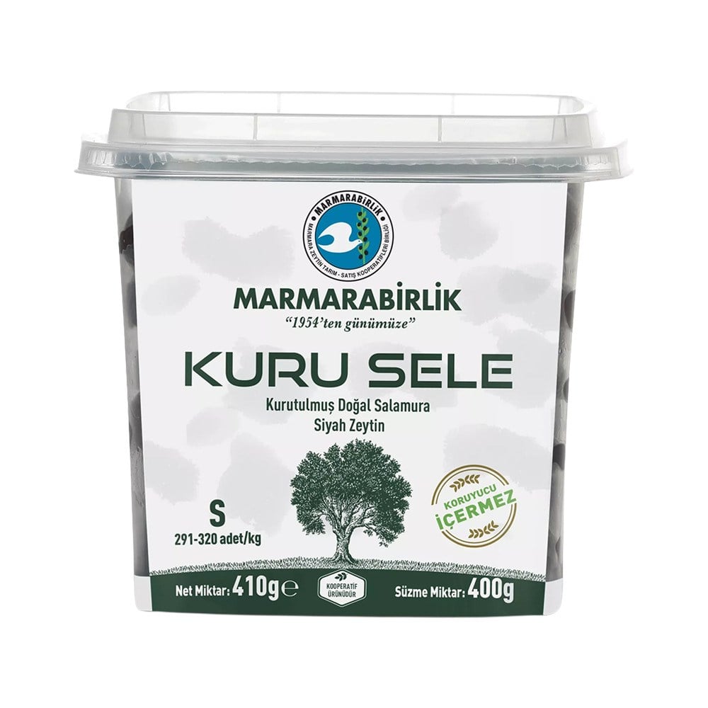MARMARABİRLİK 400 GR KURU SELE ZEYTİN 291/320