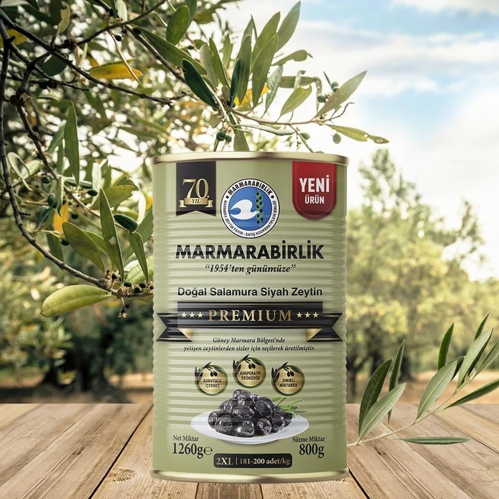 MARMARABİRLİK TENEKE PREMIUM 800GR 181/200
