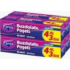 PAREX BUZDOLABI POŞETİ KÜÇÜK BOY 4 AL 3 ÖDE 