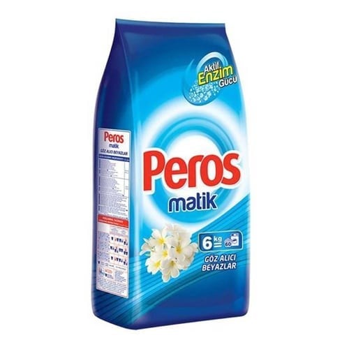 PEROS MATİK GÖZ ALICI BEYAZLAR 6KG TOZ DETERJAN