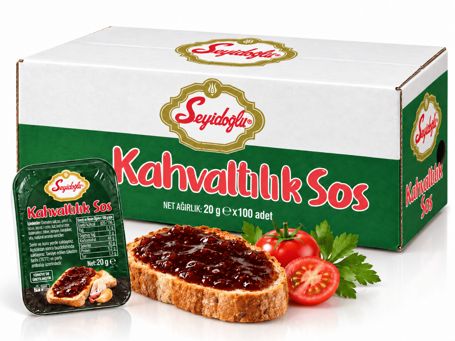 SEYİDOĞLU KAHVALTILIK SOS PİKNİK BOY 20 GR *100 ADET