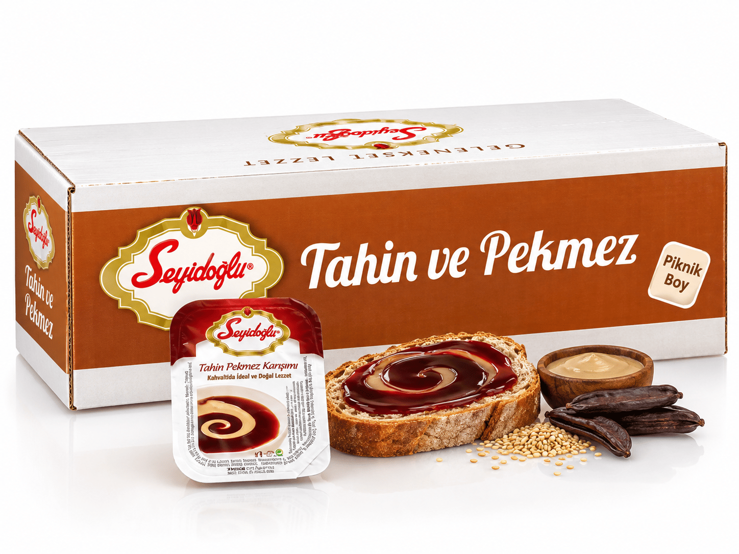 SEYİDOĞLU TAHİN-PEKMEZ PİKNİK BOY 15 GR* 100 ADET