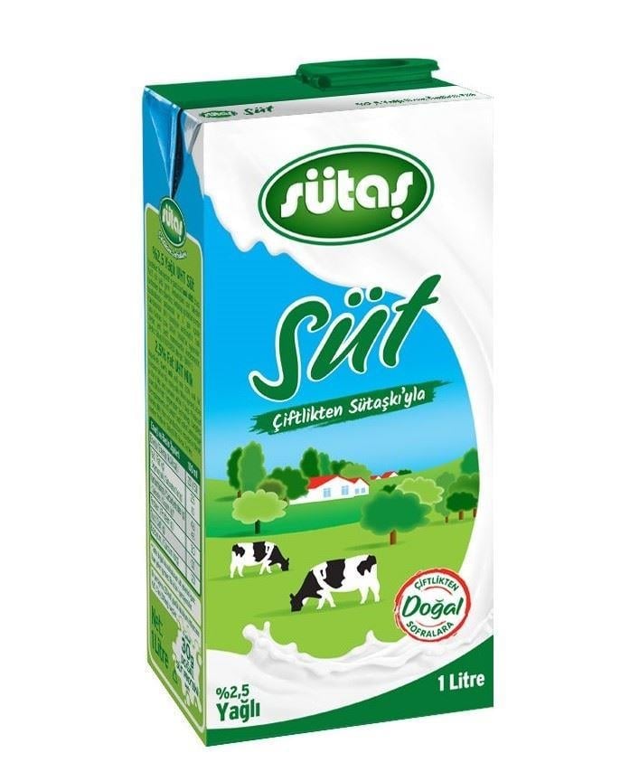 SÜT %2,5 YAĞLI 1 LT