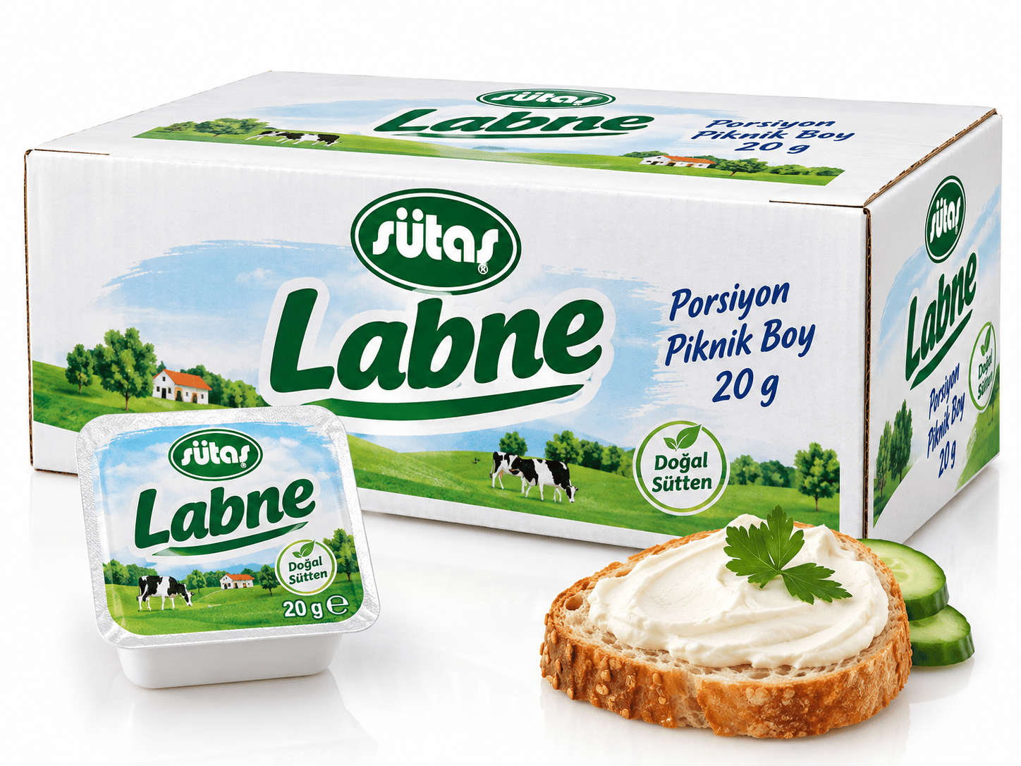 SÜTAŞ LABNE PİKNİK BOY 20 GR * 144 ADET