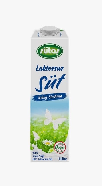 SÜTAŞ LAKTOZSUZ 1 LT SÜT