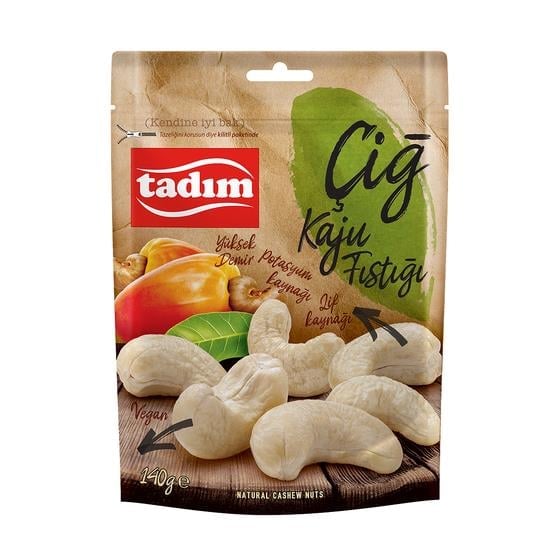 Tadım Çiğ Kaju Fıstığı 140 GR