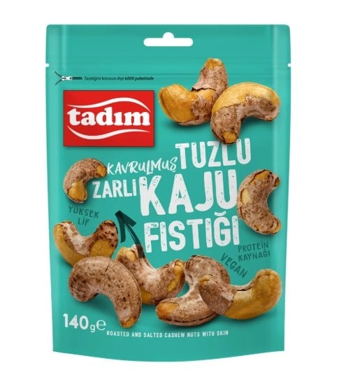 TADIM ZARLI KAVRULMUŞ KAJU 140 GR