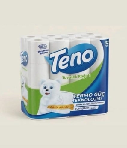 Teno Çift Katlı 32 Li Tuvalet Kağıdı