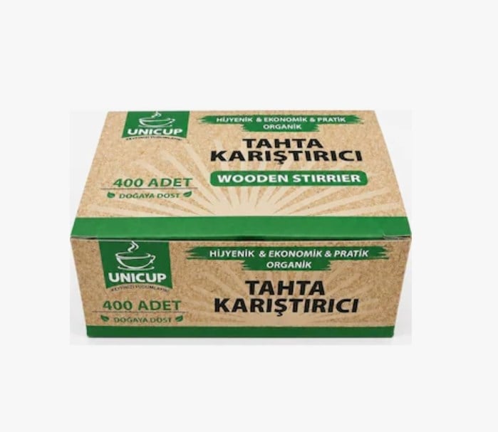 UNİ CUP TAHTA ÇAY KARIŞTIRICI 400'LÜ