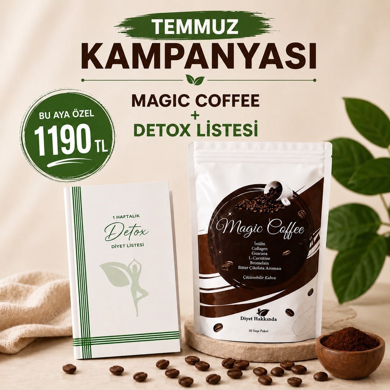 MAGİC COFFEE + DETOX LİSTESİ