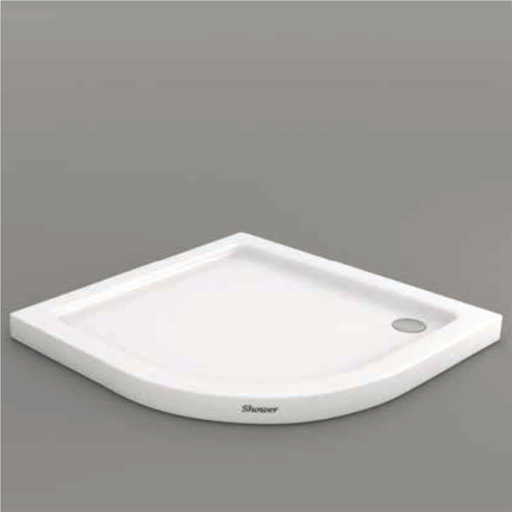 SHOWER Baffin Oval Duş Teknesi, Flat