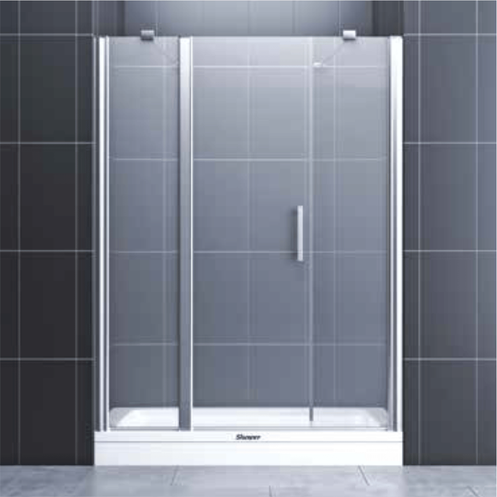 SHOWER JUPITER İki Duvar Arası 2 Sabit 1 Açılır Tekne Üzeri Kabiın