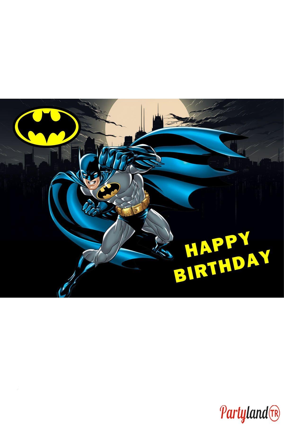 Batman 33*48 cm Doğum Günü Karton Posteri
