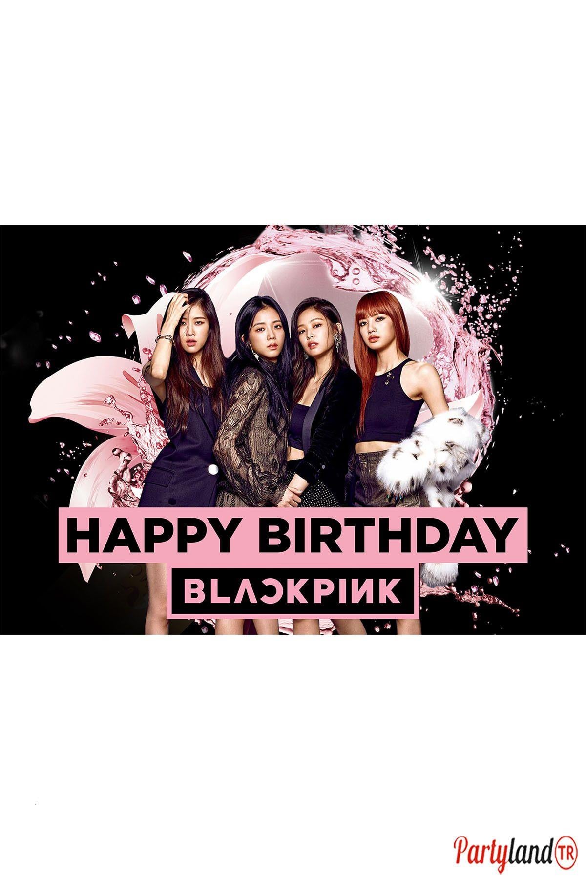 Blackpink 33*48 cm Doğum Günü Karton Poster