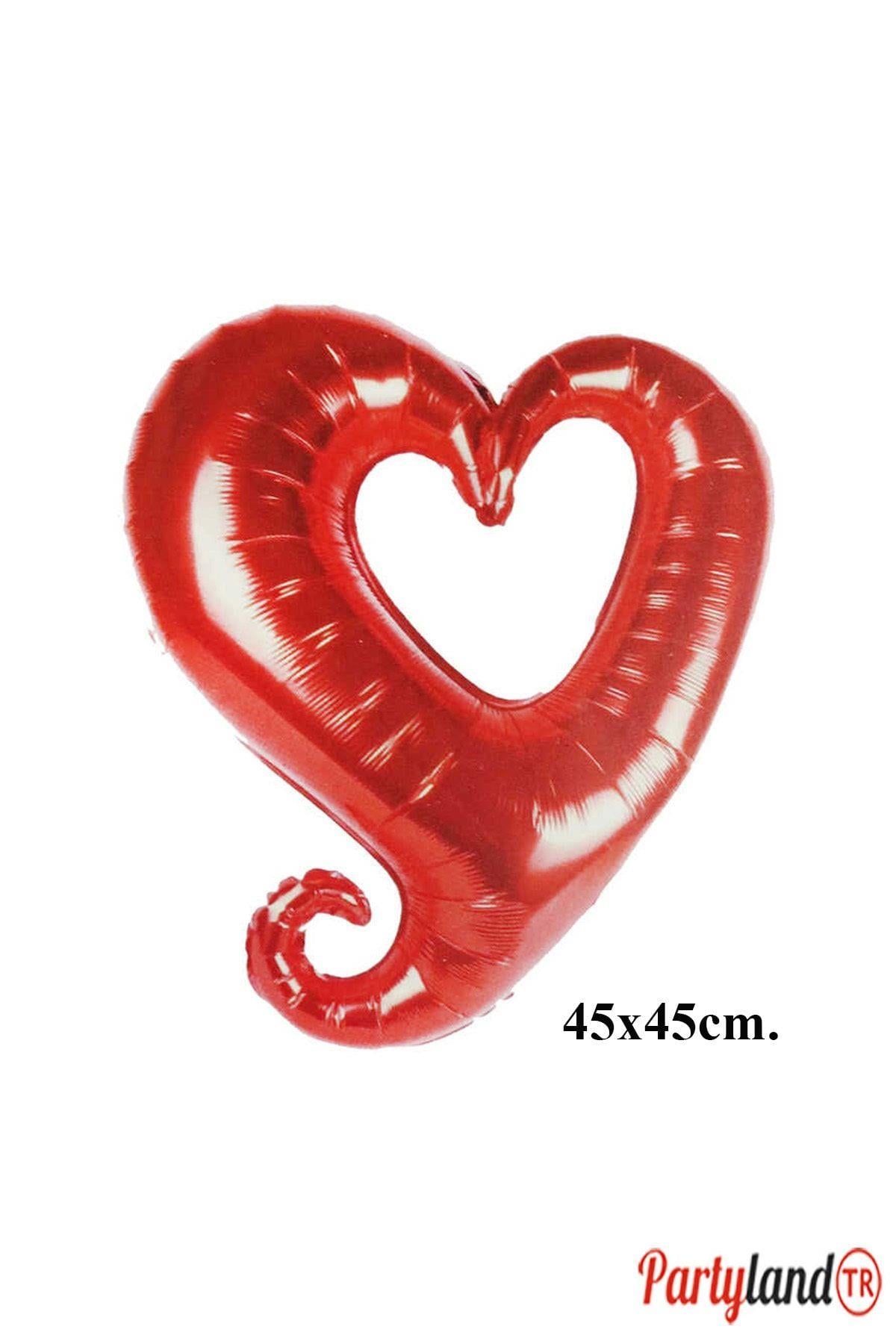 Kırmızı 45 Cm. Kalp Folyo Balon