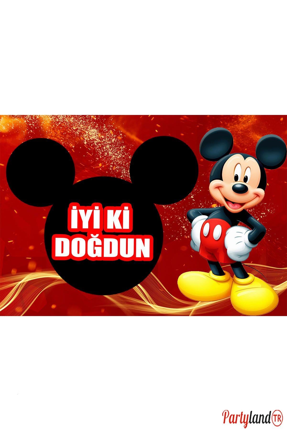 Mickey Mouse 33*48 cm Doğum Günü Karton Poster