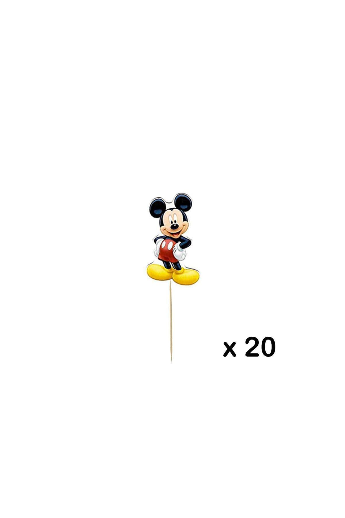 Mickey Mouse Kürdan Süs 20 Adet