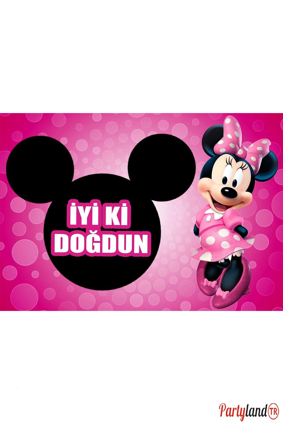Minnie Mouse  33*48 cm Doğum Günü Karton Poster