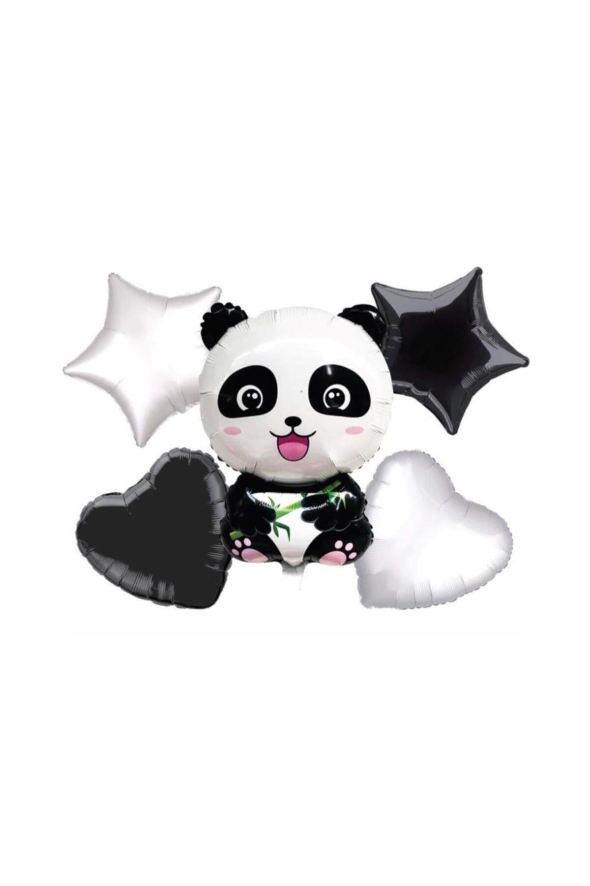 Panda 5'li Set Balon S1527 Ikm