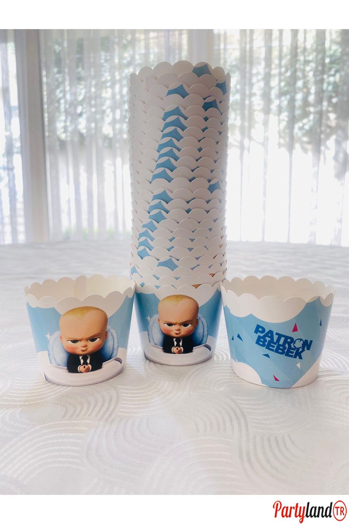 Patron Bebek Baby Boss 25 Adet Cupcake Ve Muffin Pişirme Kabı