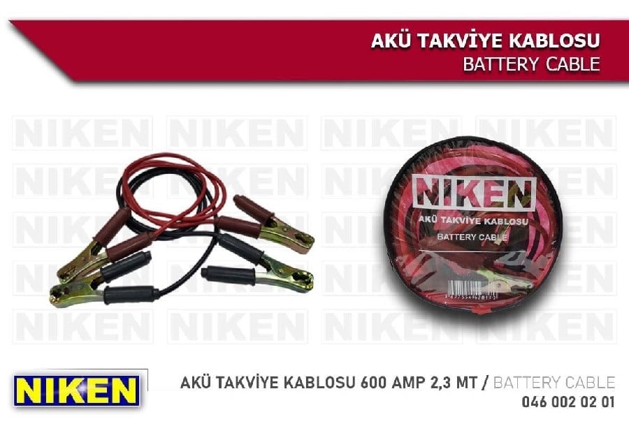 Aku Takviye Kablosu 600 Amp 23 Mt