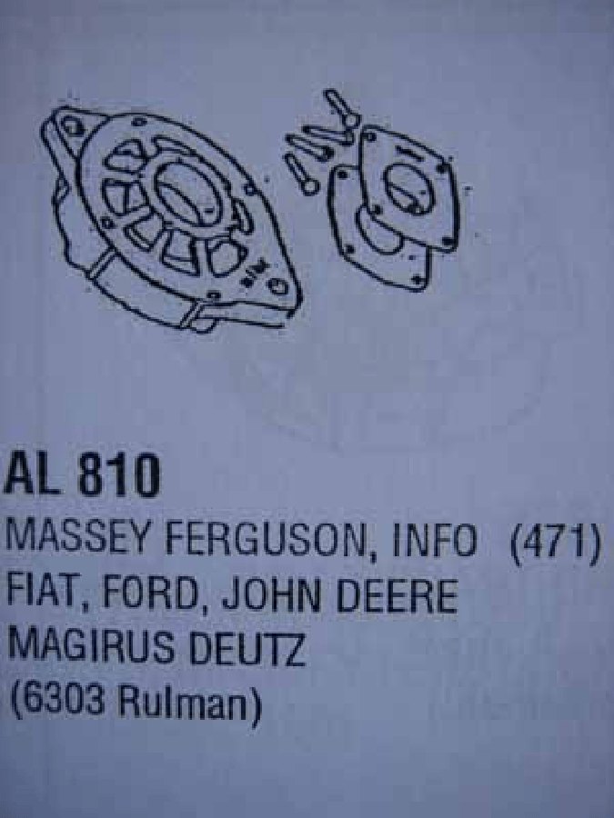 ALTERON KAPKALIN MIL(6303)RLI>TRAKTOR DODGE 250 MAGIRUS PEUGET J9 MASSEY FERGUSON FIAT TRAKTOR FORD D1210