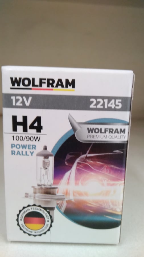 Ampul 12V H4 100/90W P43t Standart Isik Tirnakli  P43t