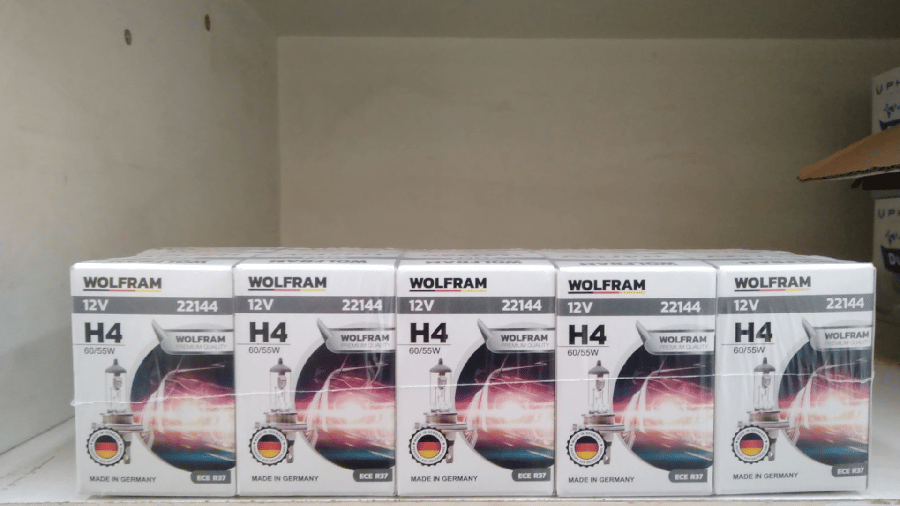 AMPUL 12V H4 60/55W P43t STANDART ISIK TIRNAKLI  P43t