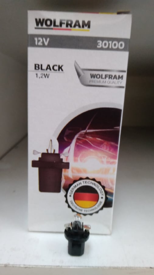 AMPUL 12V MF 12W B85D DUYLU AMPUL SIYAH