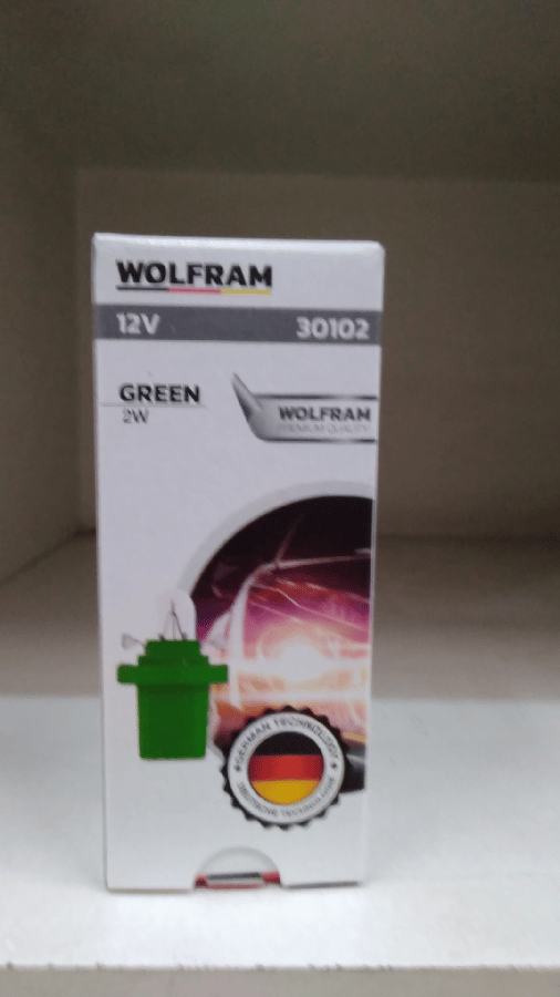 AMPUL 12V MF 2W B85D DUYLU AMPUL YESIL