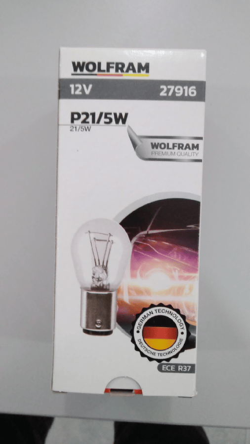 AMPUL 12V P21W/5 21/5W BAY15d 1016 AMPUL
