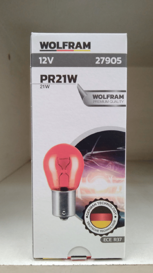 AMPUL 12V PR21W 21W BA15s 93 AMPUL DUZ TIRNAK KIRMIZI