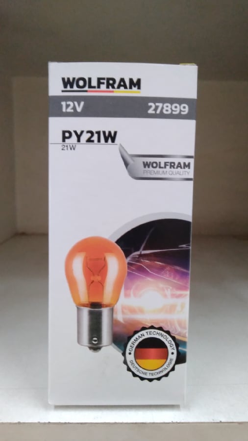 AMPUL 12V PY21W 21W BA15s 93 AMPUL DUZ TIRNAK SARI