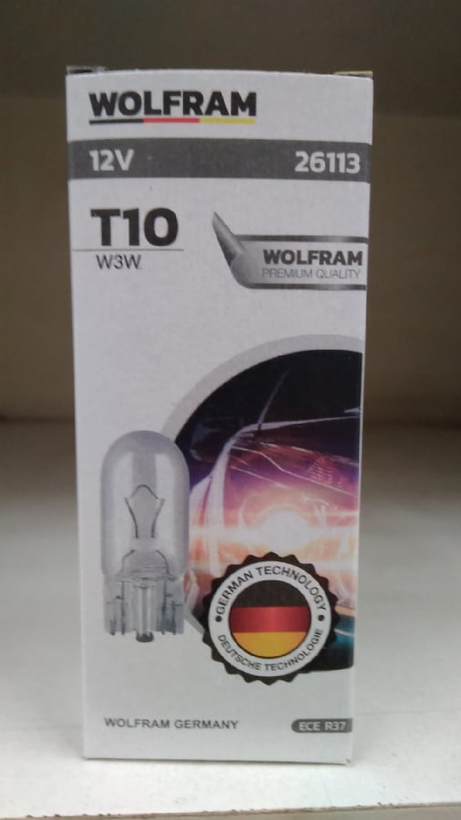 AMPUL 12V T10 3W W21x95d T10 ORTA DIPSIZ