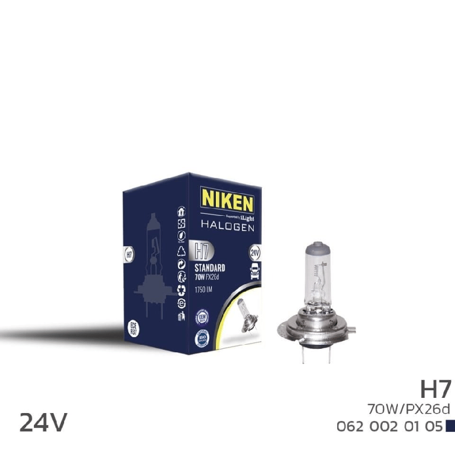 AMPUL 24V H7 70W HALOJEN AMPUL PX26d