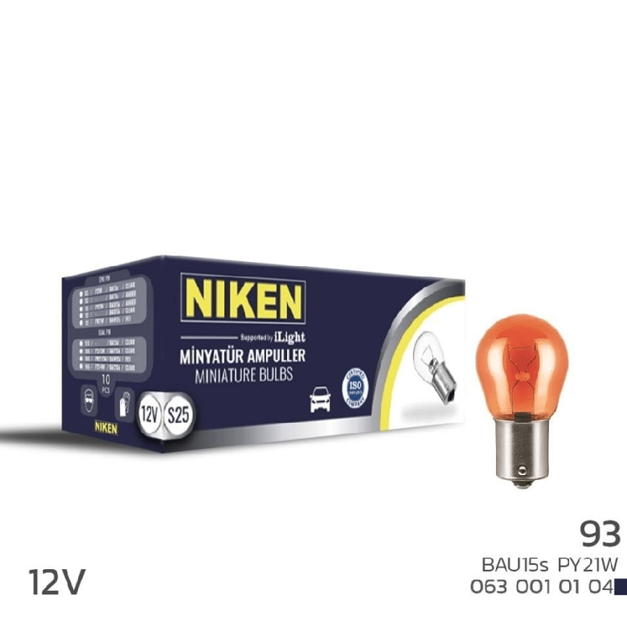 AMPUL 93 AMPULYAKIN TIR BAU15s PY21W AMB 10LU