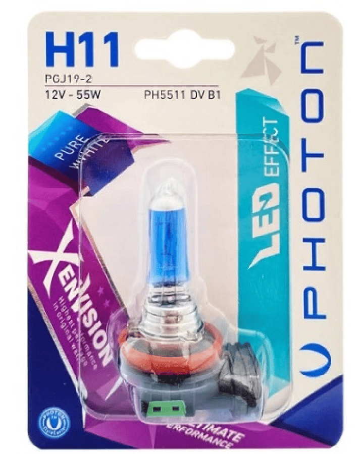 AMPUL H11 12V 55W XEN VISION (TEKLI BLISTER)