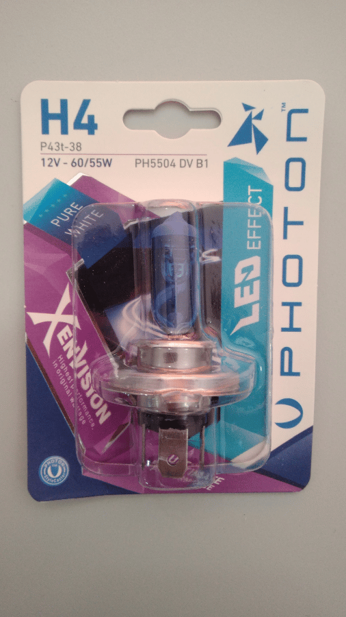 AMPUL H4 12V 60/55W XEN VISION (TEKLI BLISTER)