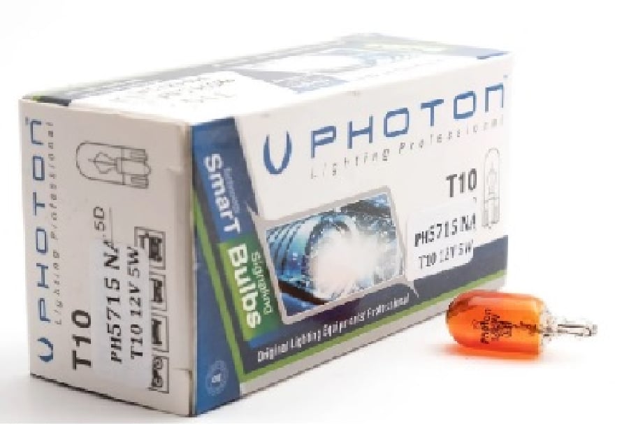 AMPUL T10 12V W5W DIPSIZ AMBER ADET