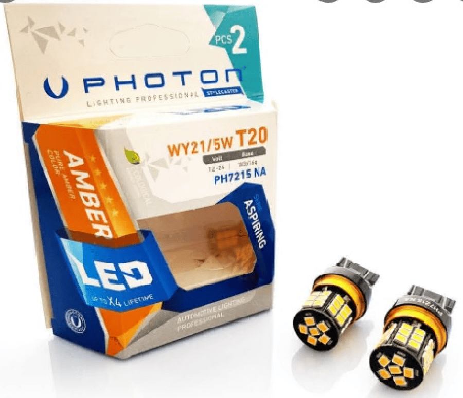 AMPUL T20 21/5W AMBER SET