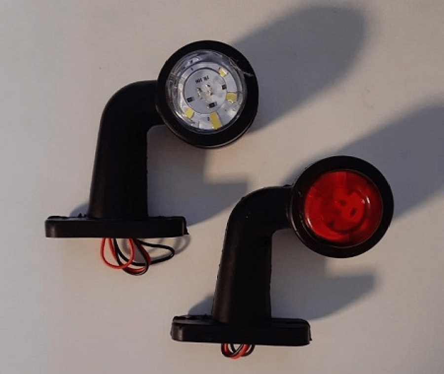 BOYNUZ LAMBA ULTRA MINI 12 LEDLI EGRI TIP KIRMIZIBEYAZ 12V24V