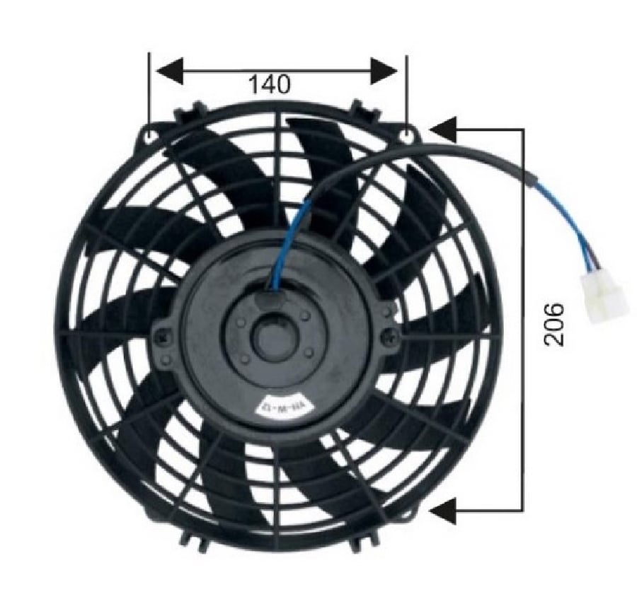 Fan Motoru 12VPERVANELI  9