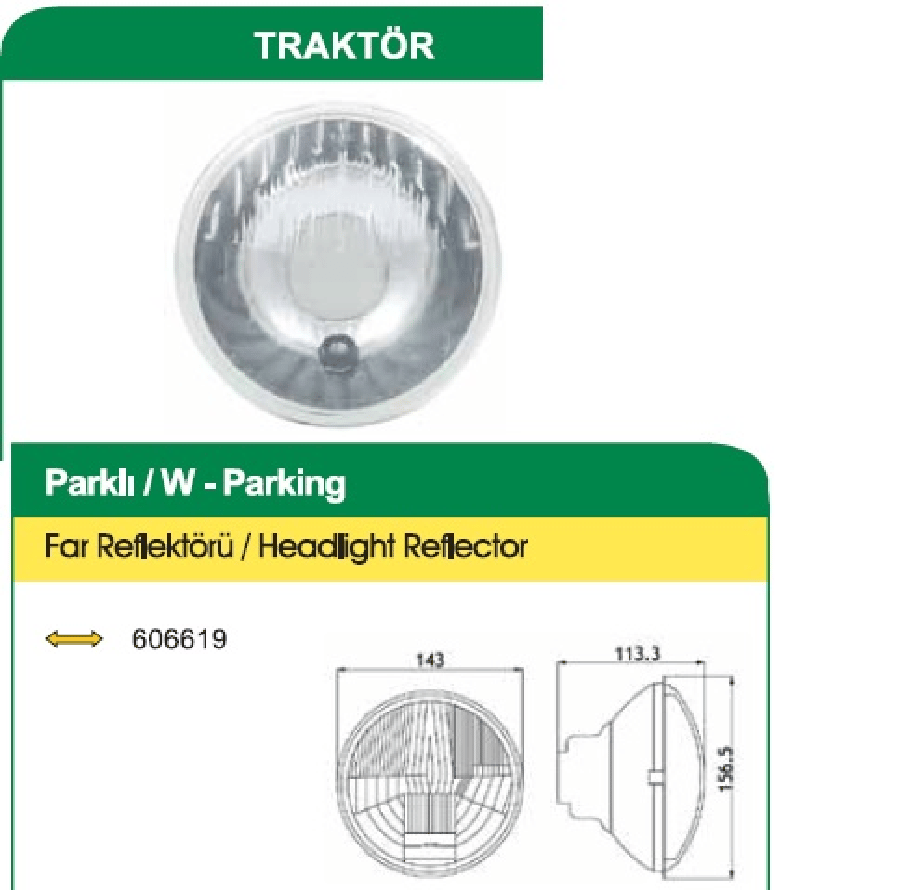 FAR REFLEKPARKLI>TRAKTOR