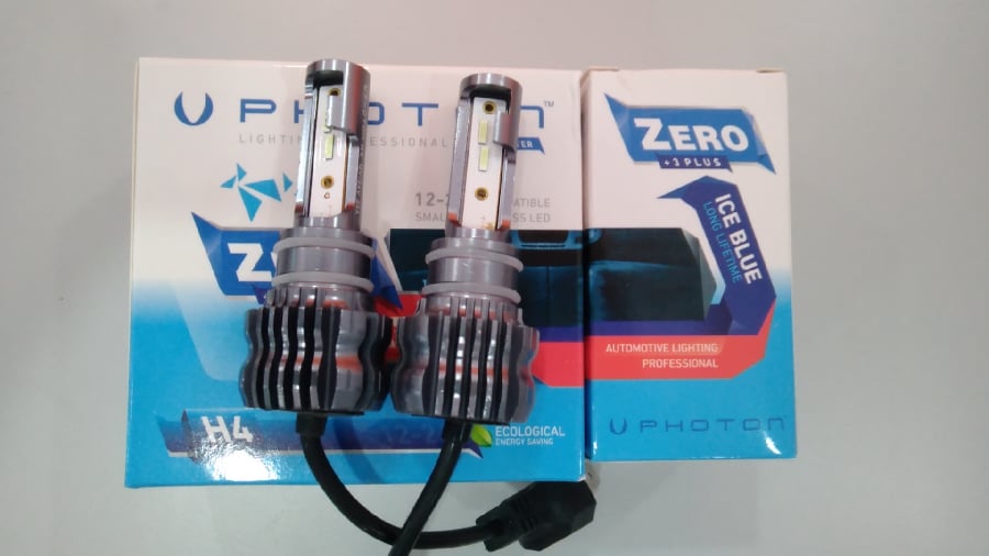 LED FAR AMPULU ZERO H4 ICE BLUE +3 PLUS FANSIZ LED 12V24V